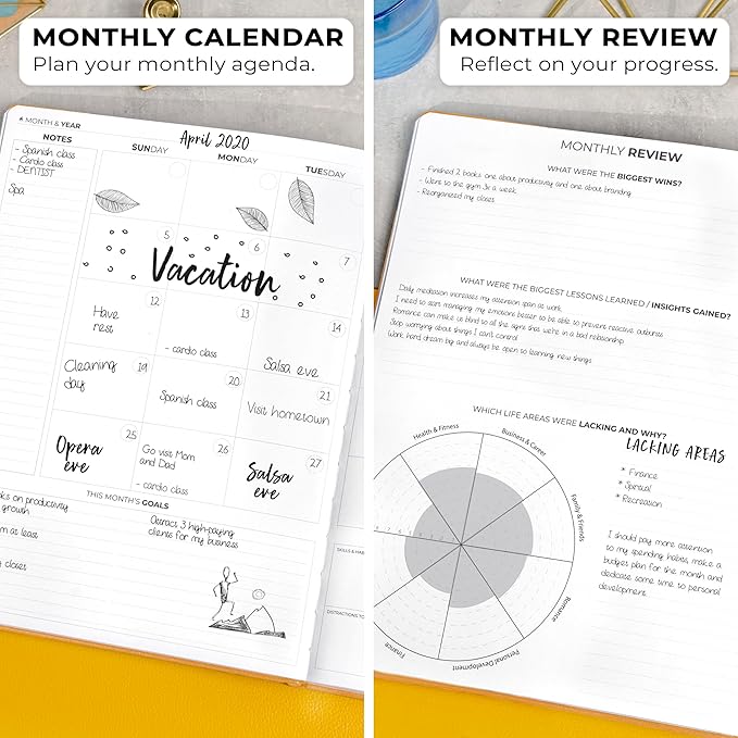 Clever Fox Planner Pro Premium – Luxurious Weekly & Monthly Planner