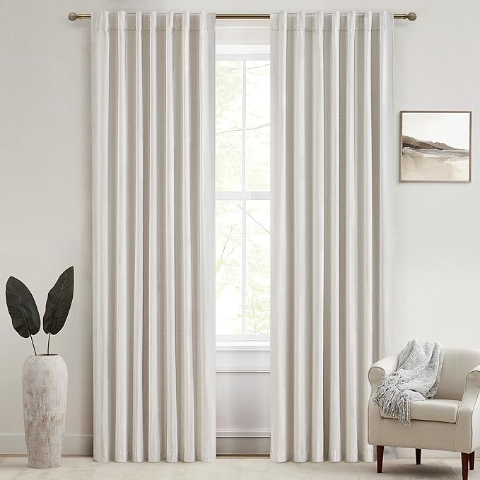 100 Percent Blackout Sliding Glass Door Curtains 120 Inches Long 2 Panels