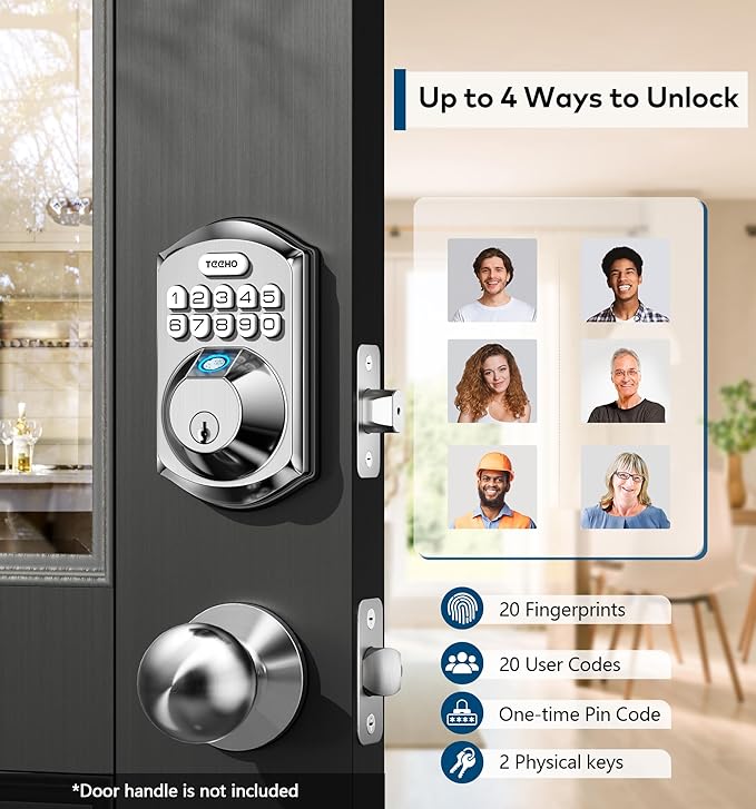 TEEHO TE002 Fingerprint Door Lock