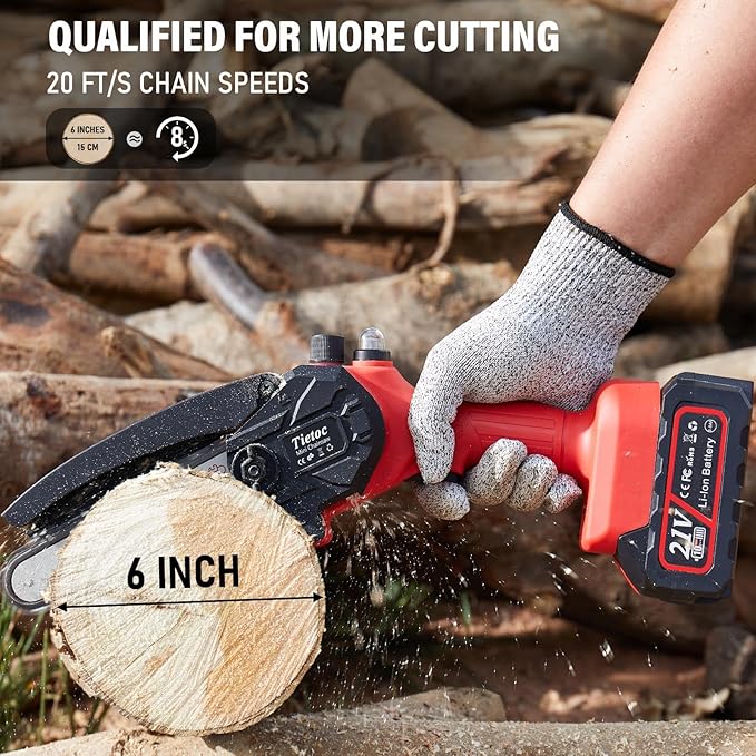Tietoc Mini Chainsaw 6-Inch
