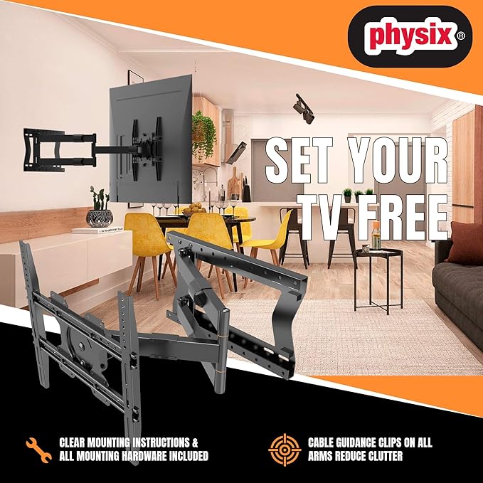 Physix 2080 Long Arm TV Wall Mount
