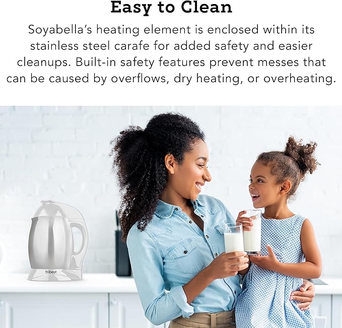 Tribest SB-132 Soyabella Automatic Soy and Other Plant-Based Milk Maker