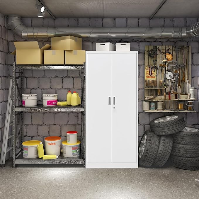 Steel SnapIt Cabinet, 71 Inch Metal Storage Cabinet