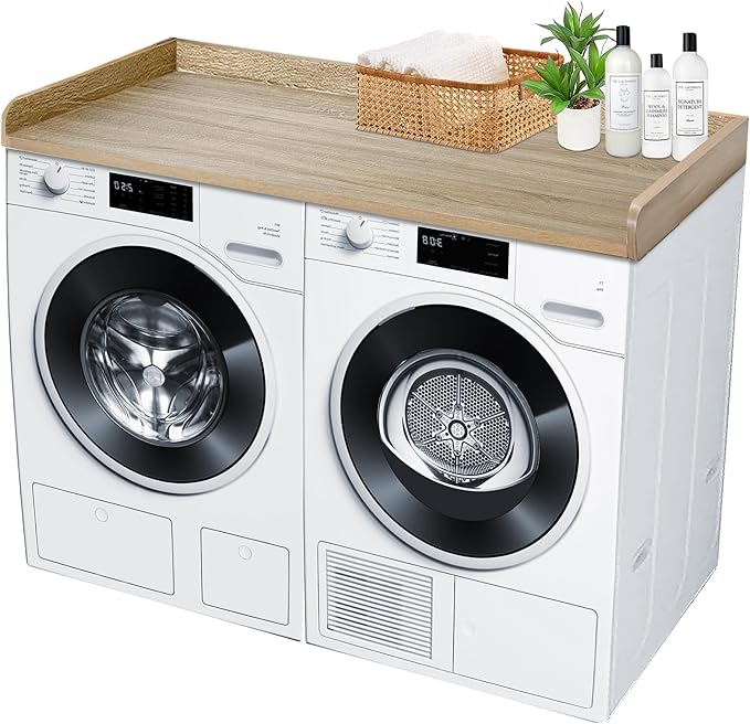 Royxen Laundry Countertop Solid Wood, Countertop