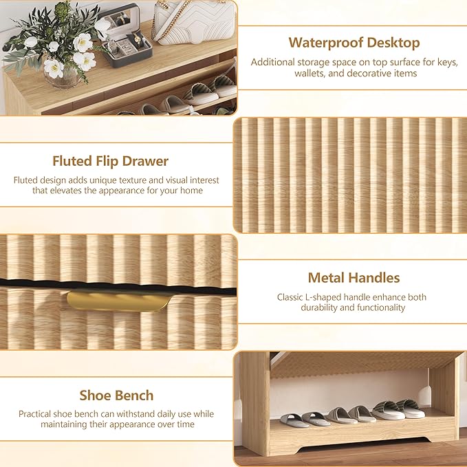 Shoe Cabinet Storage for Entryway