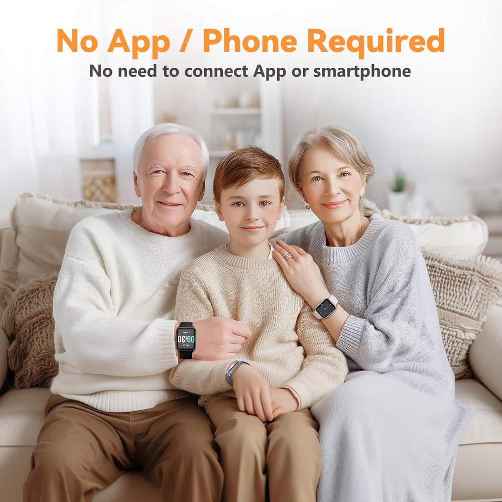 Pedometer Watch, No App No Phone Required, Senior Friendly, Step Counter