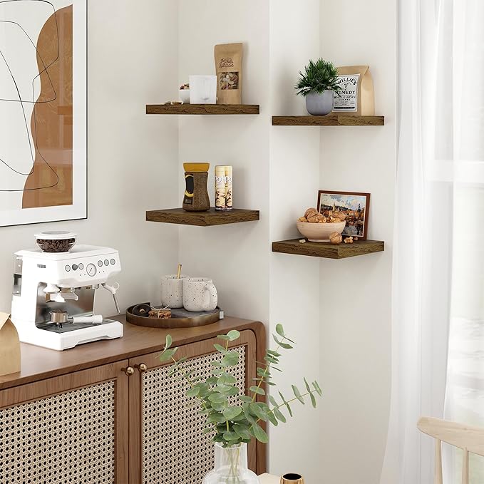 Fun Memories Floating Shelves for Wall (Set of 3)