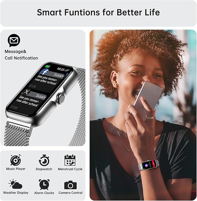 Sunorshop Health Fitness Tracker, Smart Watch
