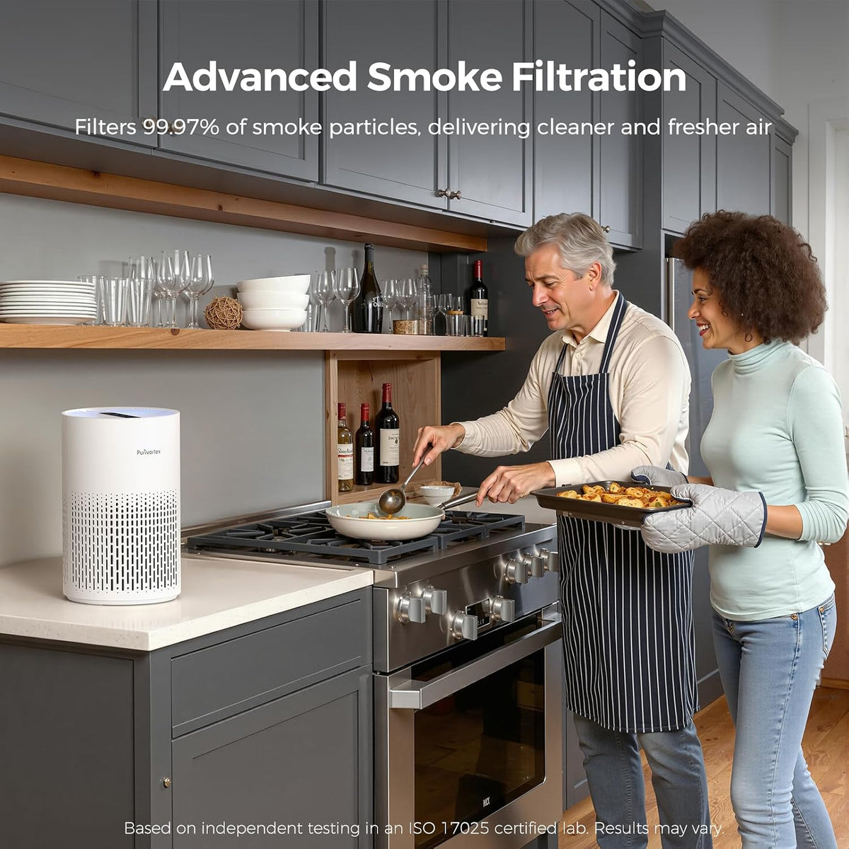 Purivortex Air Purifiers for Home, Covers Up to 880 Sq Ft, PX500 White
