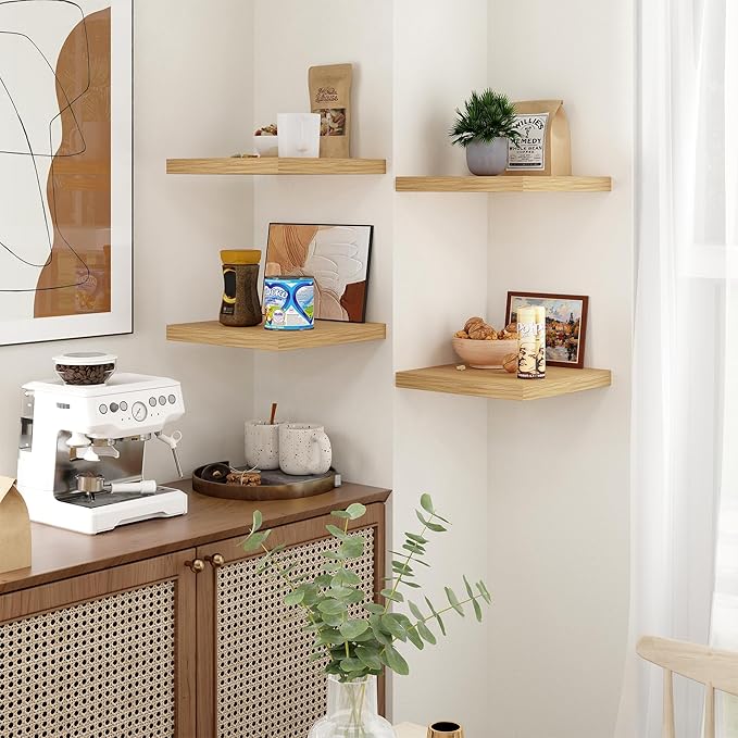Fun Memories Square Floating Shelves (Set of 4)