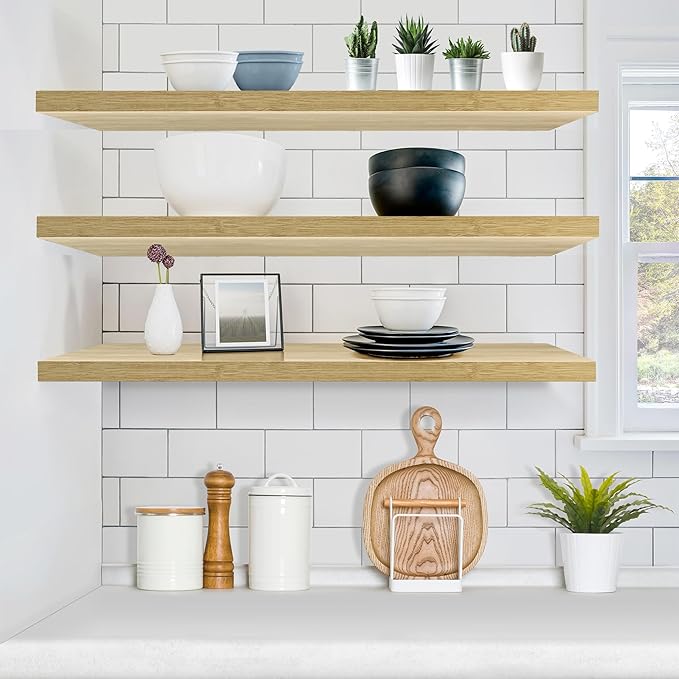 Sorbus Floating Shelves for Wall (3 Pack)