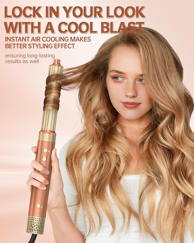 webeauty 6 in 1 Hot Air Styler, High-Speed Negative Ionic Hair Dryer
