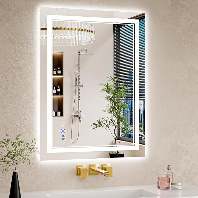 24"x32" LED Bathroom Mirror