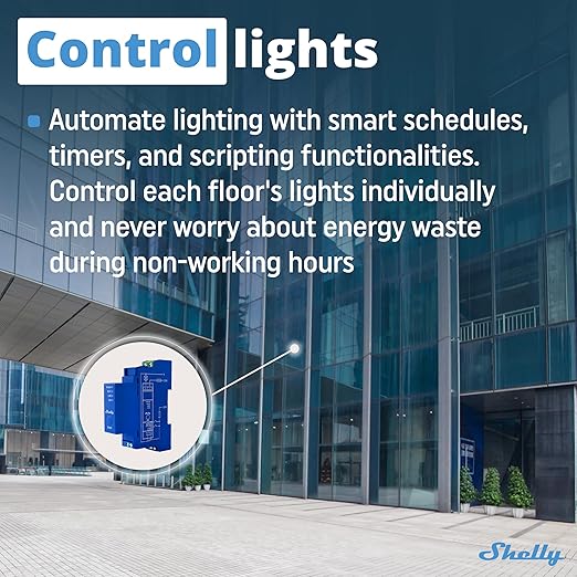 Shelly Pro 1 | Wi-Fi & LAN, 1-Channel Smart Relay Switch | Home Automation |