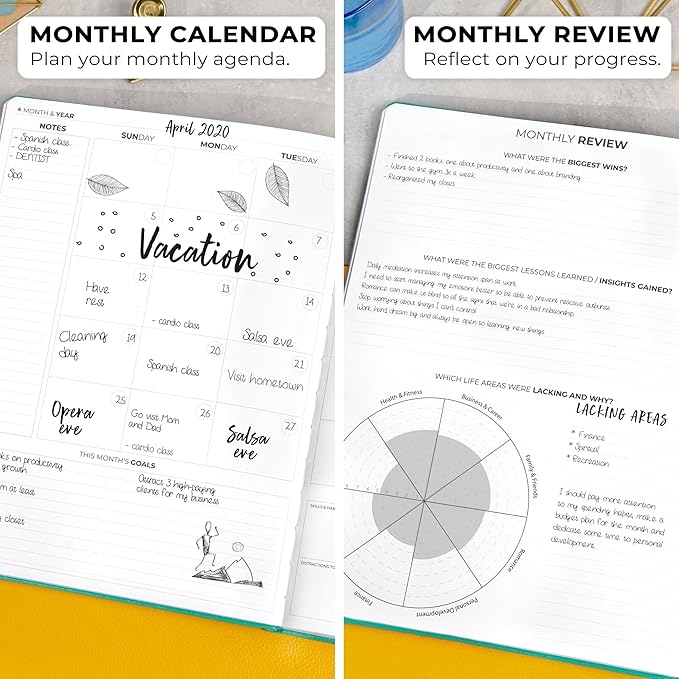 Clever Fox Planner Pro Premium – Luxurious Weekly & Monthly Planner