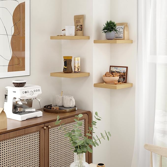 Fun Memories Floating Shelves for Wall (Set of 3)
