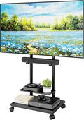 ECOTINY Steel Base Rolling TV Stand