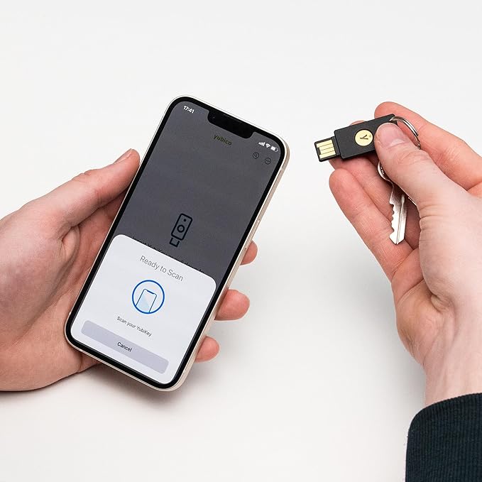 Yubico - YubiKey 5 NFC - Multi-Factor authentication Security Key and passkey