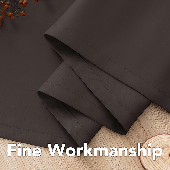 H.VERSAILTEX Three Pass Microfiber Blackout Thermal Insulated Grommet Panels (Set of 2)