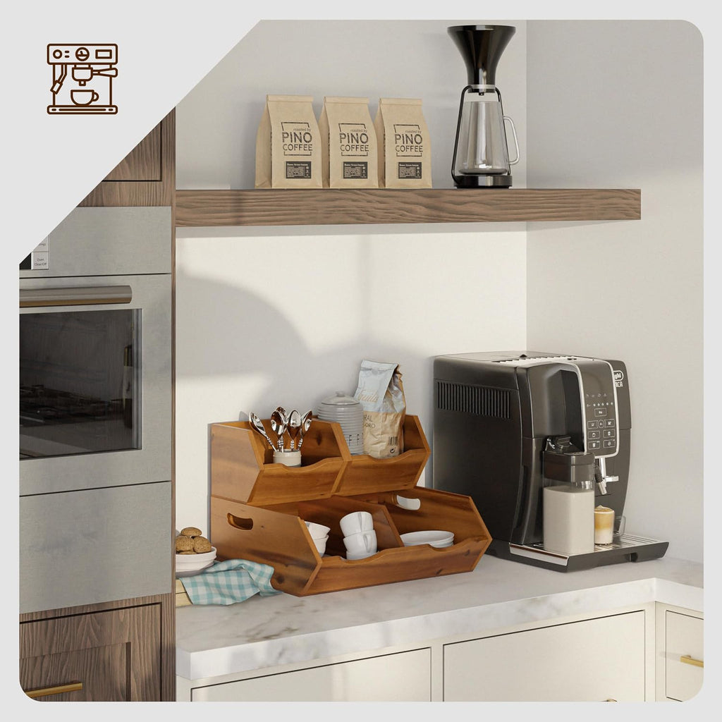 Tidita Potato & Onion Storage Bin, Stackable Pantry Bins (Patent Pending)