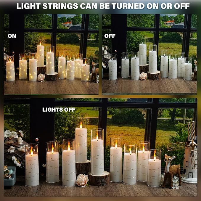 Flickering Flameless LED Candles, Battery Operated Candles 24 Pcs