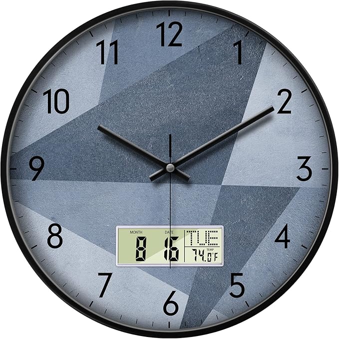SCAOGE Industrial Wall Clock