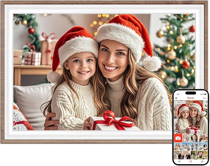 Frameo 10.1" Digital Picture Frame, Smart WiFi Digital Photo Frame