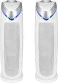 GermGuardian Air Purifier with HEPA 13 Filter, Removes 99.97% of Pollutants (2-Pack)