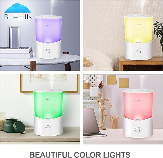 BlueHills Premium 3000 ML XL Essential Oil Diffuser Aroma Humidifier 3 Liter