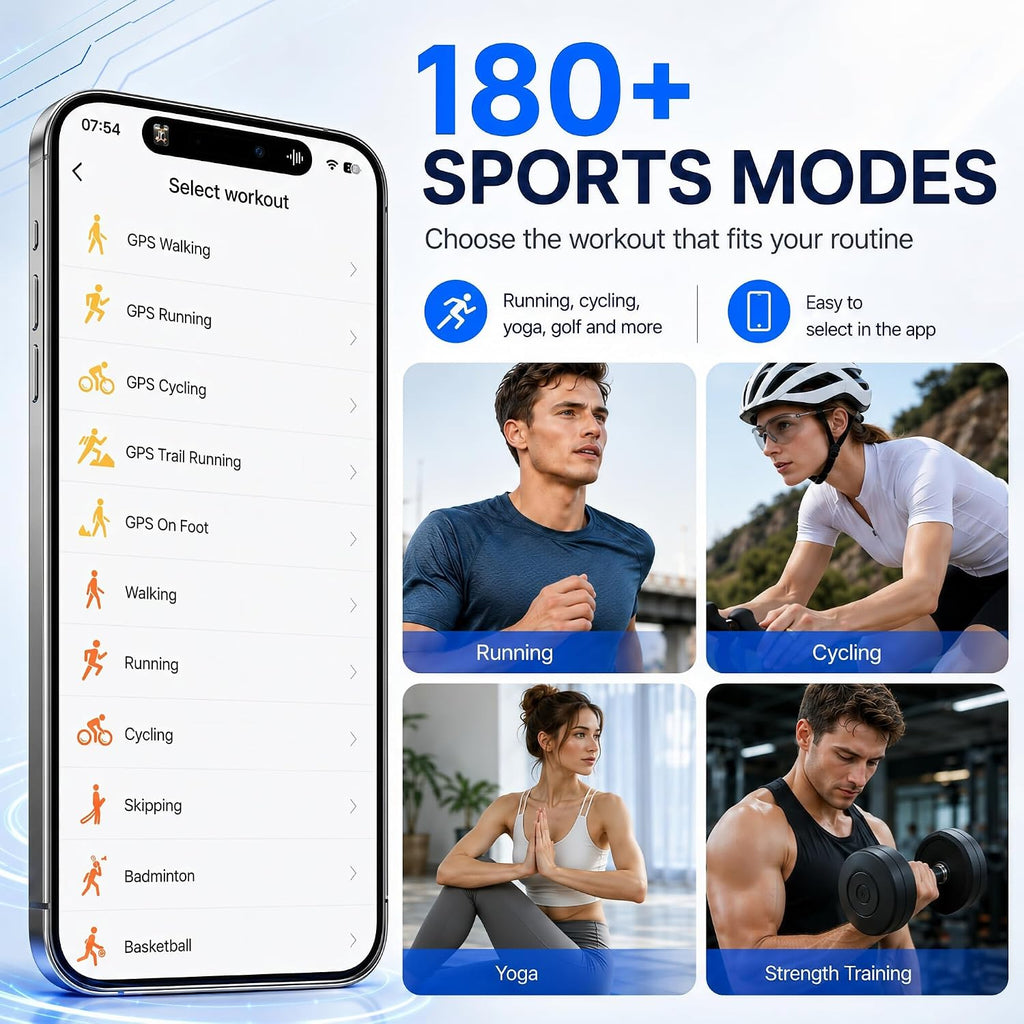 smart ring fitness tracker for men & women, side view