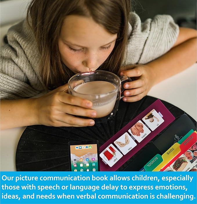 Visual Communication Book, 162 ASD Photo Picture Cards: Autism Language