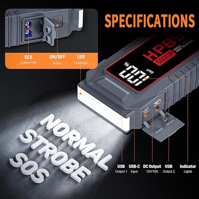 HPBS Car Jump Starter
