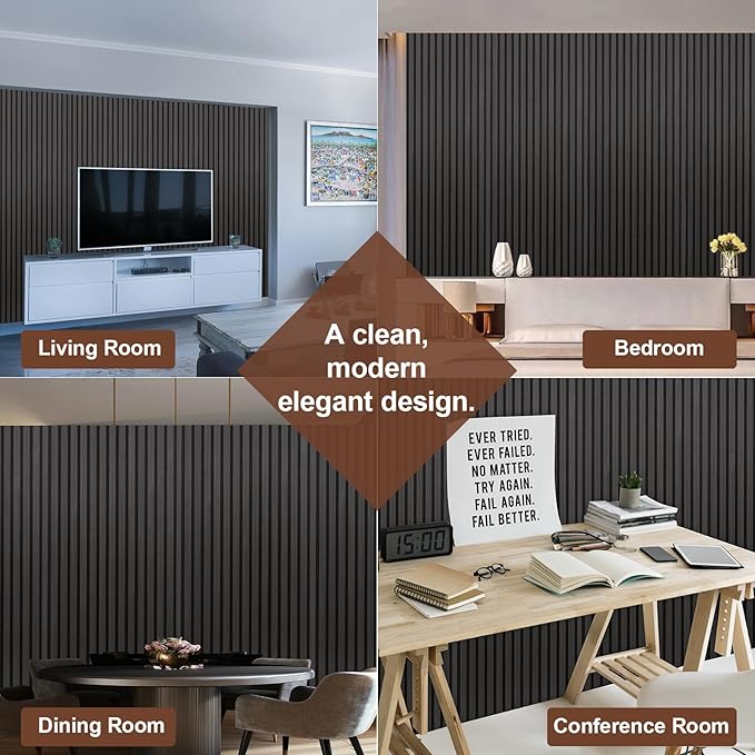 Yuzzy Wood Panels for Wall and Ceiling (4 PCS)