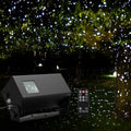 AIRIVO Outdoor Laser Lights Projector, White Laser Fairy Lights Projector, Christmas Snowflake Projector 3 Lighting Modes with Remote Control,Holiday Halloween Decor for Home,Garden, Trees,White Laser
