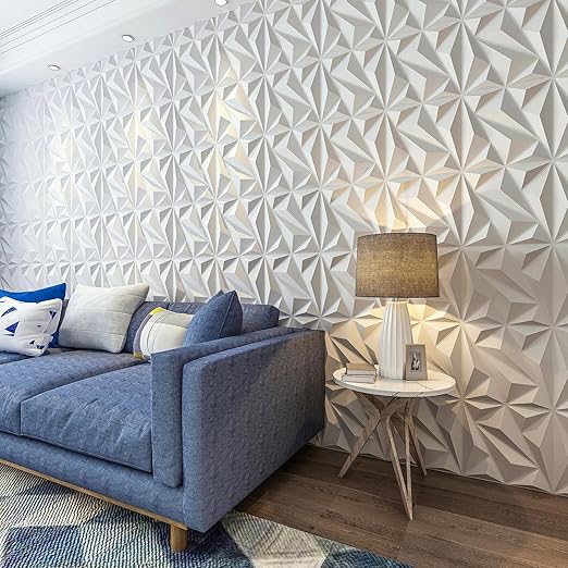 Art3dwallpanels 33 Pack 3D Wall Panel Diamond