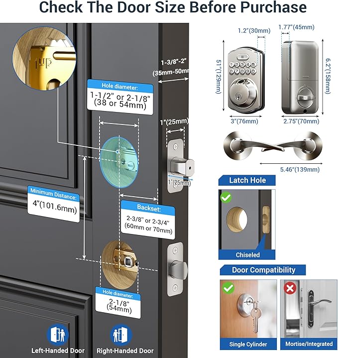 Veise Fingerprint Door Lock