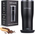 X Heated Coffee Mug 19 oz., 8 Hour Battery Life, Self-Heating, Adjustable Temp