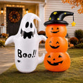 2PCS Inflatable Halloween Decorations Outdoor, 4FT Cute Blow Up Yard Decor