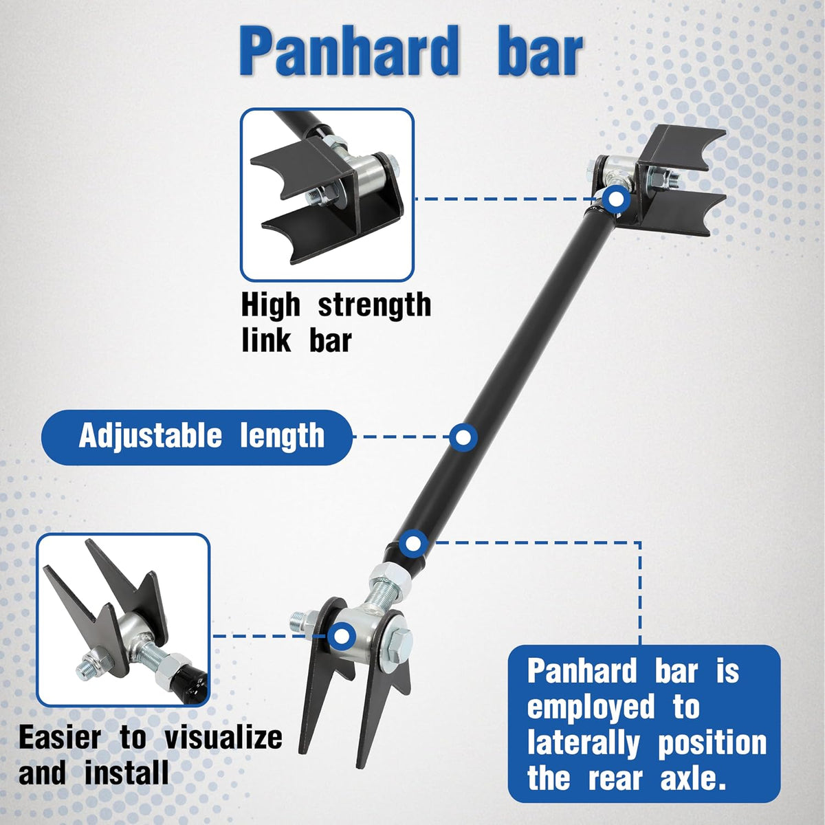 kuafu 4 parallel link suspension kit compatible with, side view