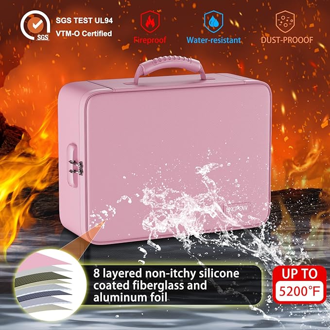 ENGPOW Fireproof File Organizer Bag