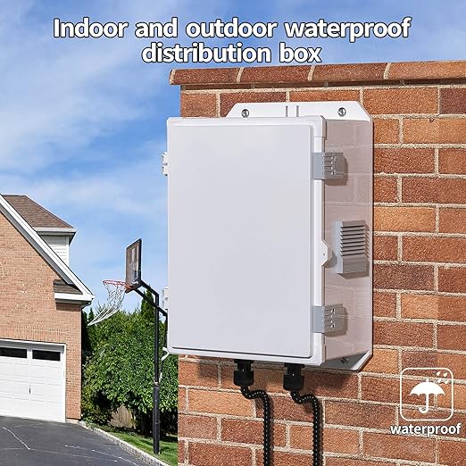 Namunanee Outdoor Electrical Junction Box, ABS Water Resistant Enclosure