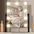 Vanity Mirror with Lights, Makeup Mirror with Lights with 9 Dimmable LED Bulbs