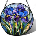CRISGIF Stained Glass Window Hanging