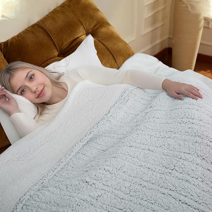 Electric Heated Blanket Full Size 72"×84"