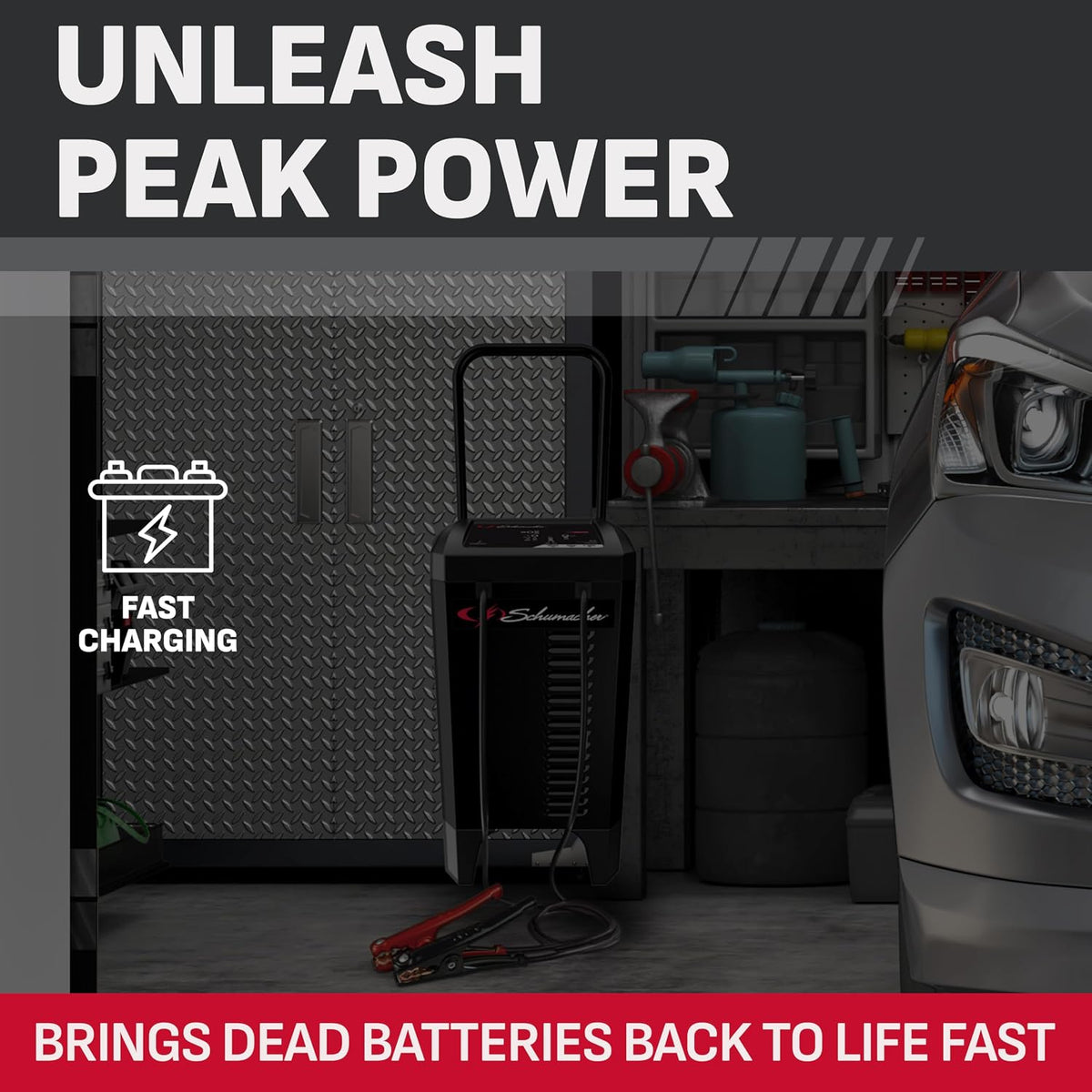Schumacher Electric Wheeled 6A Car Battery Charger & Maintainer – SC1353