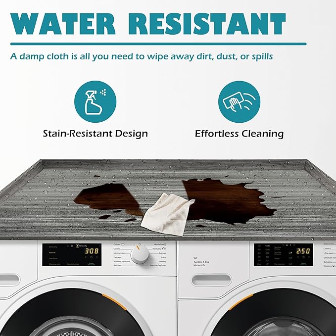 Royxen Laundry Countertop Solid Wood, Countertop