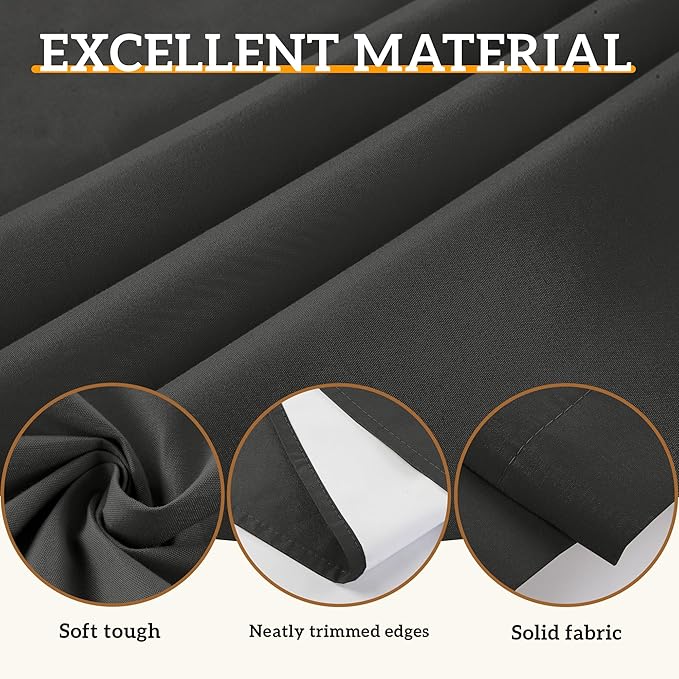 100% Blackout Curtains 95 Inch Length