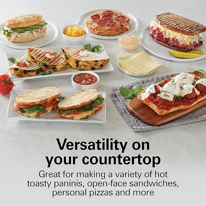 Hamilton Beach Panini Press Sandwich Maker & Electric Indoor Grill