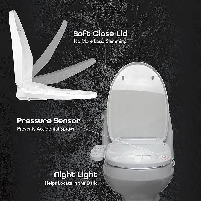 BidetMate 3000 Series Electric Heated Bidet Smart Toilet Seat