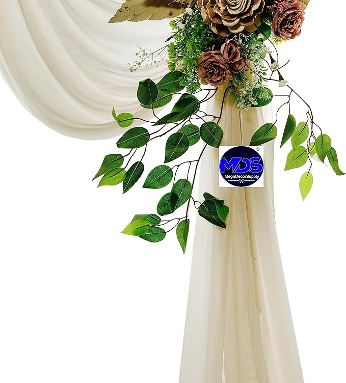MDS Halloween Chiffon Draping Fabric - 2 Panel, 30" Wide x 100ft Long - ...